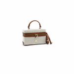 Mini Canvas Box Bag - Camel