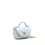 Small Leather Crossbody Bag – Ice Blue